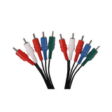 Cable RGB 5xrca (M/M) 10m