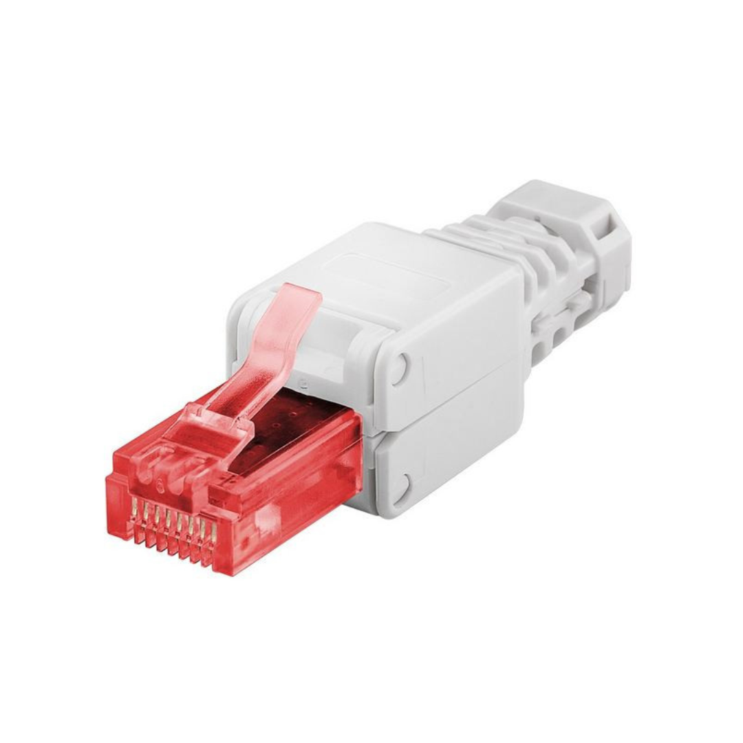 Conector de red Rj45 sin Herramientas CAT 6 UTP