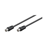 Cable Antena Macho a 7.5m Negro