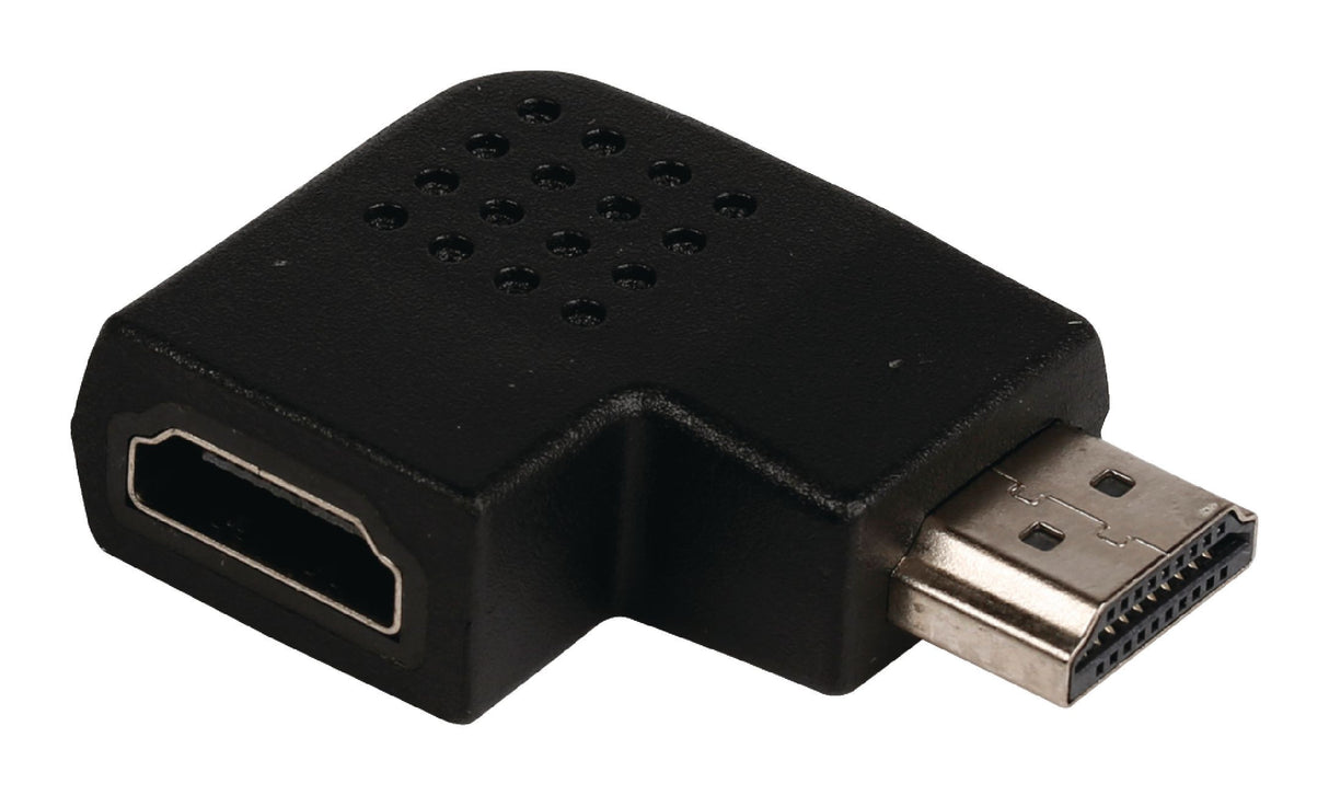 Adaptador Hdmi en Ángulo Hacia la Izquierda, Negro