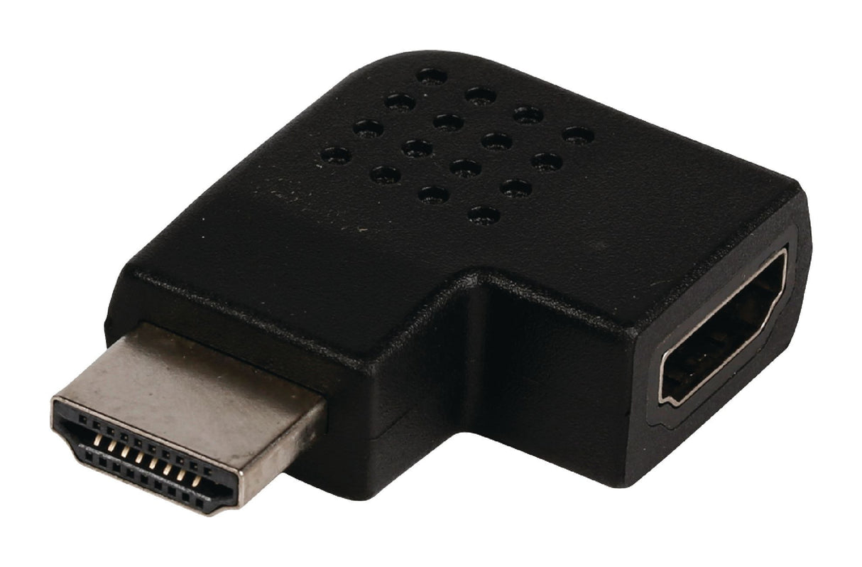 Adaptador Hdmi en Ángulo Hacia la Izquierda, Negro