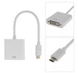 Adaptador Usb-c a DVI Dual-link (24 + 5 Pines), Blanco USB 3.1 Tipo C