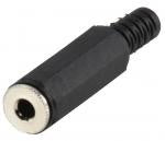 Conector Mini Jack 3.5mm Hembra Estéreo Para Soldar.