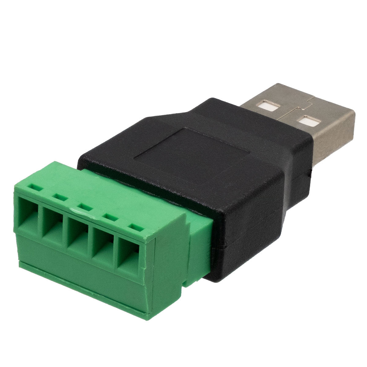 Conector USB 2.0 Tipo A Macho con Terminal Tornillo Conectores