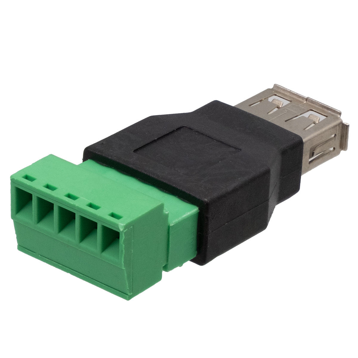 Conector USB 2.0 Tipo A Hembra con Terminal Tornillo