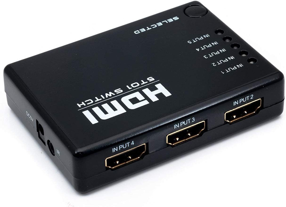 Conmutador / Switcher Hdmi 5x1. Fullhd 1080p. 3D Conmutadores de Señal