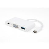 Adaptador USB C a VGA + 3.0 Carga 3.1 Tipo