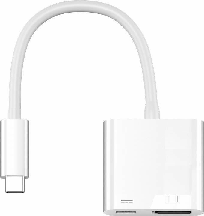 Adaptador de USB 3.1 (Tipo C) a Displayport mas Carga Tipo C