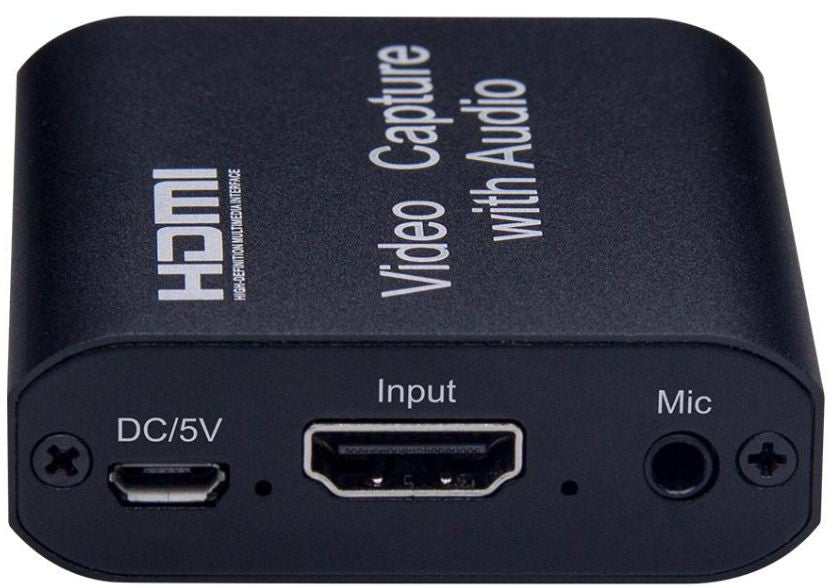 Capturadora de Video Hdmi 4K con mic in