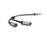 Cable Jack 3,5mm 4p Macho 2 3.5mm Hembra Micro + Audio Cables