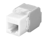 Keystone Cat 6a UTP gris y blanco