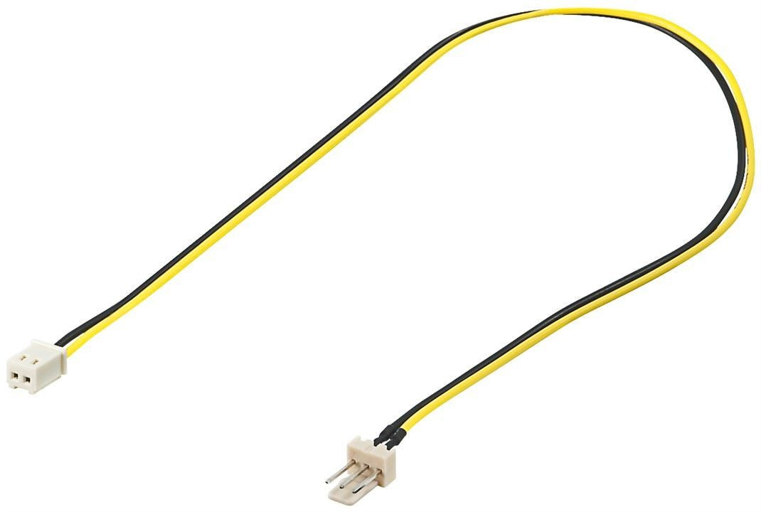 Cable de Alimentación Para Ventilador interno PC macho 3 Pins a Hembra de 2 Pins