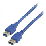 Cable USB 3.0 (A Macho / A Macho) de 0,50m Azul