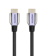 Cable Hdmi 2.1 Resolución 8K de 0.5m con conector metálico marrón