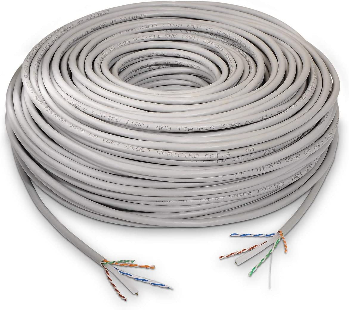 Cable de red CAT 6, U / UTP, Gris - CU, AWG 24 Sólido