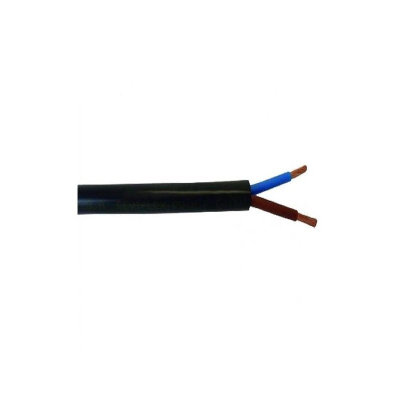 Manguera Flexible Rv-k 0,6/1kv Negra 2x1,5mm2 Material Eléctrico