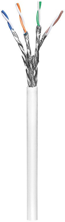 Bobina DE 100m Blanco Cable FTP Cat6 26/7awg