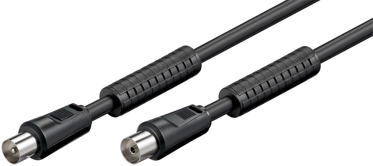 Cable de Antena 100hz con Ferrita 2,5m negro