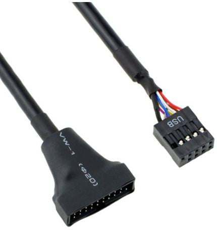 Cable Interno USB 3.0 Placa a 2.0 de 15cm