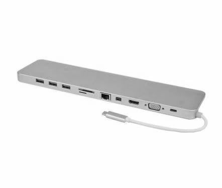 Usb-c Dock Station EN Aluminio USB 3.1 Tipo C