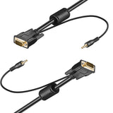 Cable VGA Macho a con Jack de Audio 3.5 2m