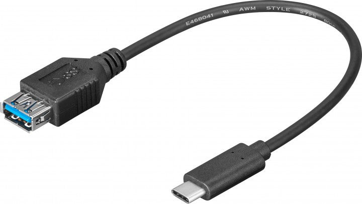 Cable Usb-c 3.1 Macho a 3.0 Hembra de 0.2m Cables