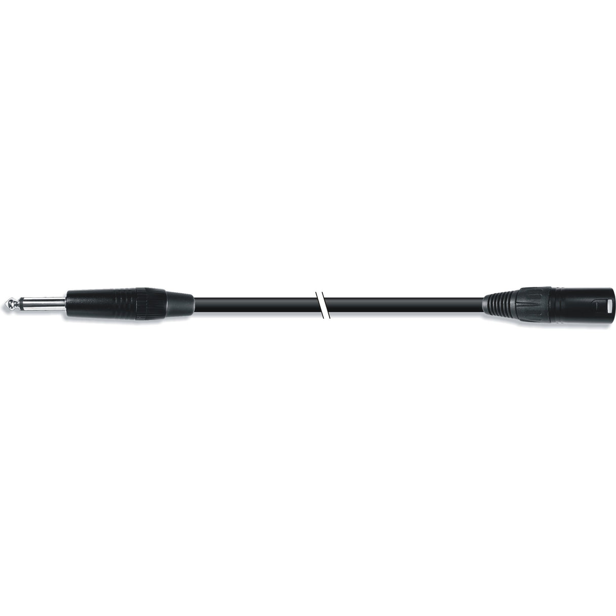 Cable Audio Micrófono XLR 3pin Macho a Jack 6.3mm de 1m