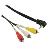 Cable Minijack 3.5-macho a 3xrca-macho 2m Cables