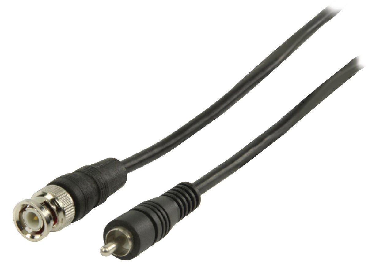 Cable Rca/m - Bnc/m Negro de 3m