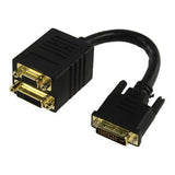 Cable Splitter Dvi-i a + VGA DVI