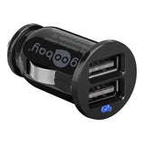 Cargador de Coche con 2 Usb Negro.