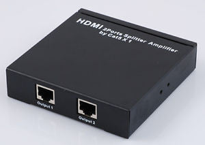 Splittert 1x2 & 2 Extender Hdmi 1 Cable Cat5e/6 Max 50 m