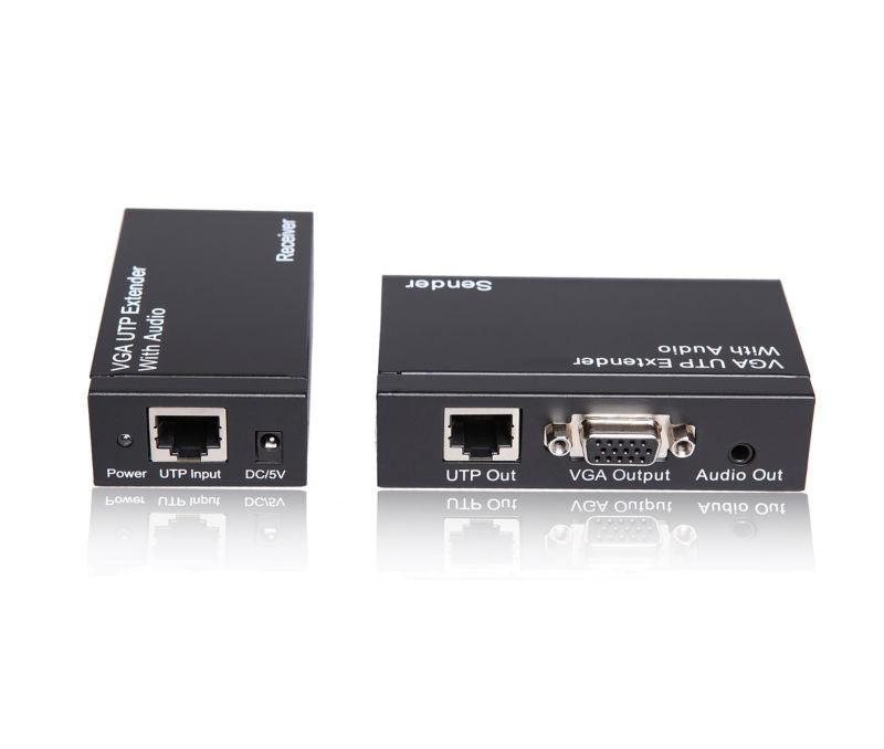 Extender VGA via UTP + Splitter 1x2 con Audio