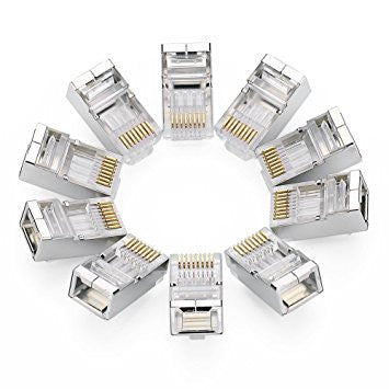 10 Conectores Rj45 Para Cables FTP Cat6