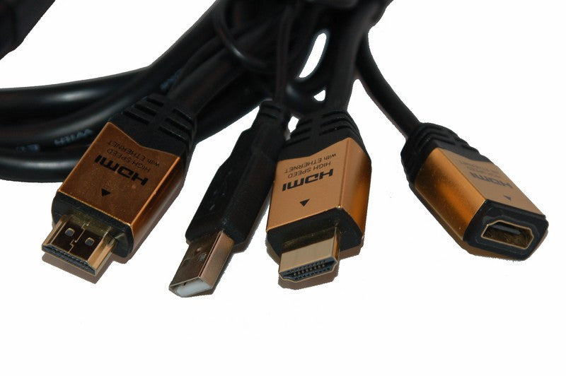 Repartidor en Cable 1 x Hdmi Macho a + Hembra Cables Conmutador