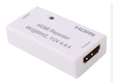 Repetidor Hdmi Hasta 35m 4k de color blanco