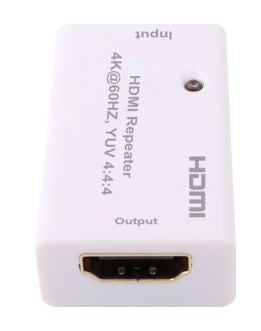 Repetidor Hdmi Hasta 35m 4k de color blanco