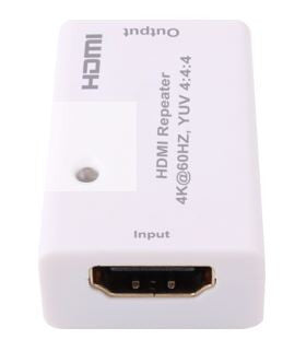 Repetidor Hdmi Hasta 35m 4k de color blanco