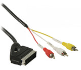 Cable Euroconector a 5 x RCA m. Adaptador