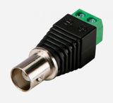 Conector BNC Hembra con Salida +/- de 2 Terminales