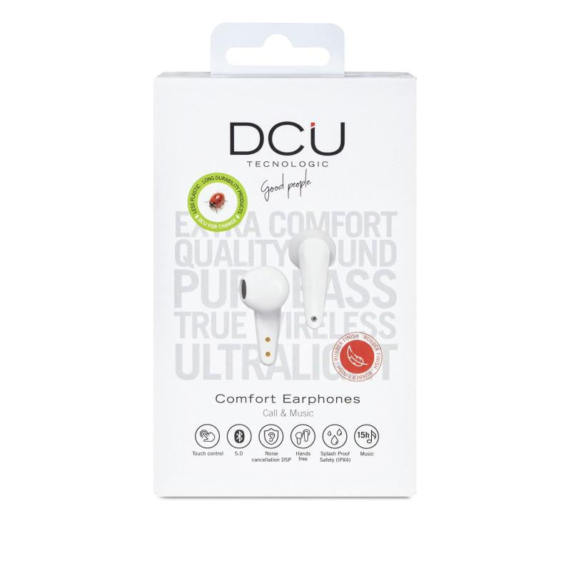 Auriculares DCU Earbuds Blanco Bluetooth