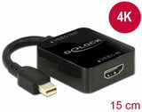 Adaptador High Speed Hdmi-a Hembra  Mini Displayport 1.2 Macho Minidp