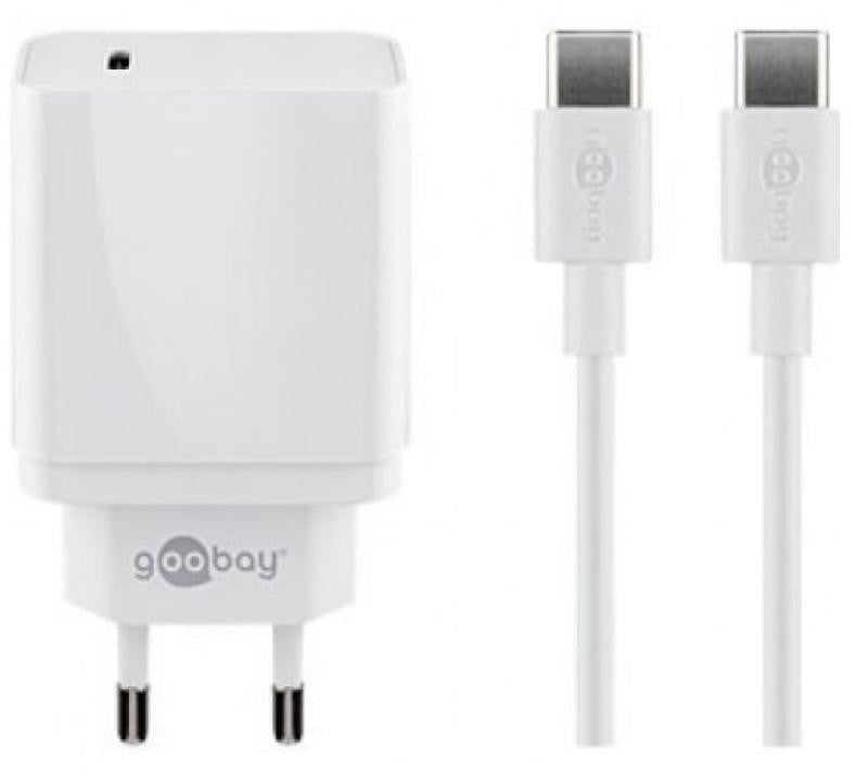 Cargador Rápido Usb-c ?+ Cable (18 W) Blanco