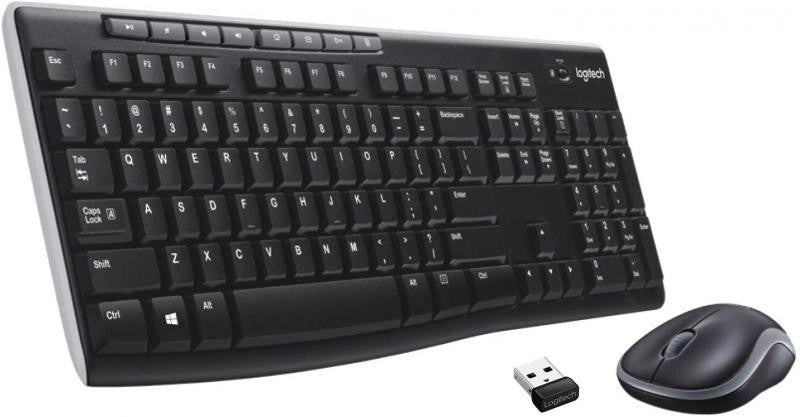 Logitech Mk270 Combo Teclado y Ratón Inalámbrico Teclados