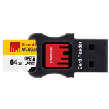 Tarjeta Micro SD 64gb con Adaptador a y Usb Tarjetas Memoria