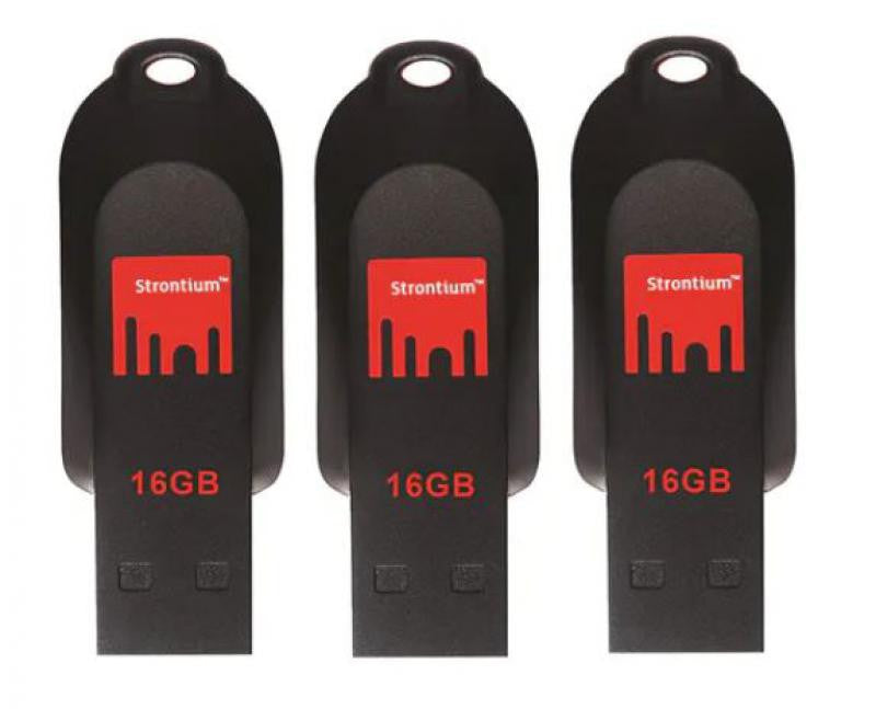 Pack 3 Pen Drive de 16gb, Usb 2.0 Tarjetas Memoria