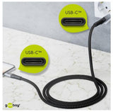 Cable de Sincronización y Carga USB C - Reforzado 0.5m