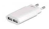 Cargador con Cable Micro Usb Blanco de 1m