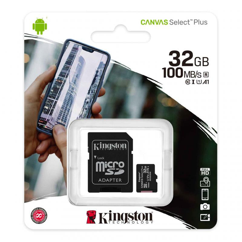 Tarjeta Micro SD con Adaptador a de 32 GB