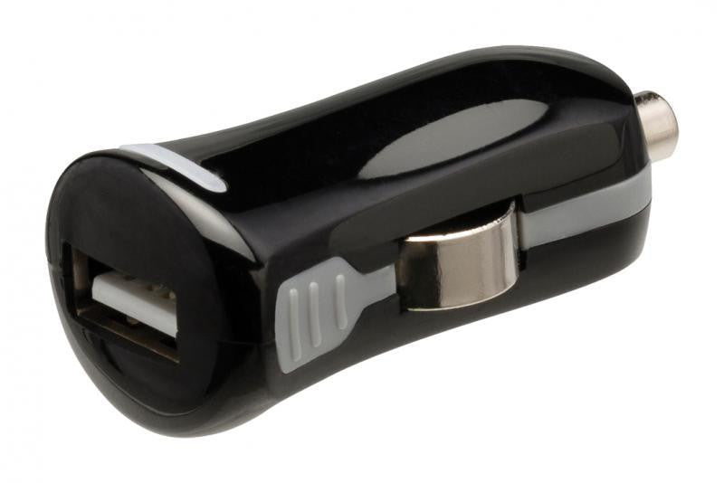 Cargador de Automóvil USB, USB A Hembra ? Conector 12V, Coloor Negro